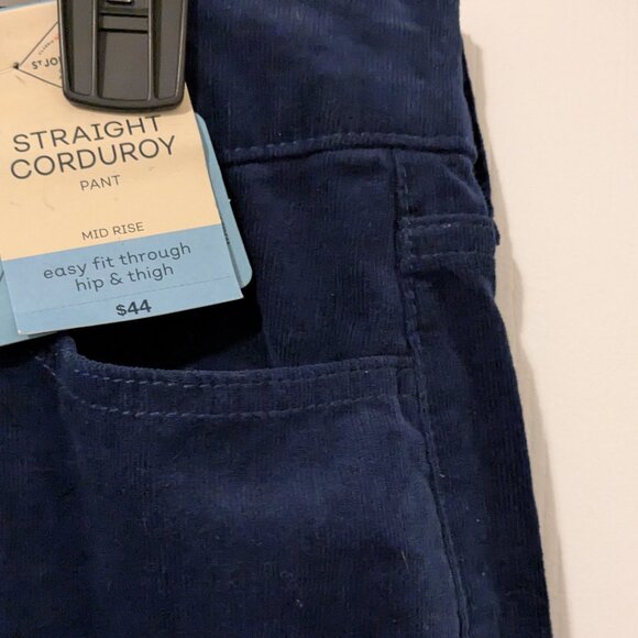 St. John's Bay straight leg corduroy pants size 16....NWT - Picture 4 of 9